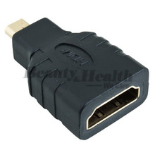 1Pcs HDMI Female to Micro HDMI Type D Male Adapter F/M Converter Connector HD TV Camera Free Shipping