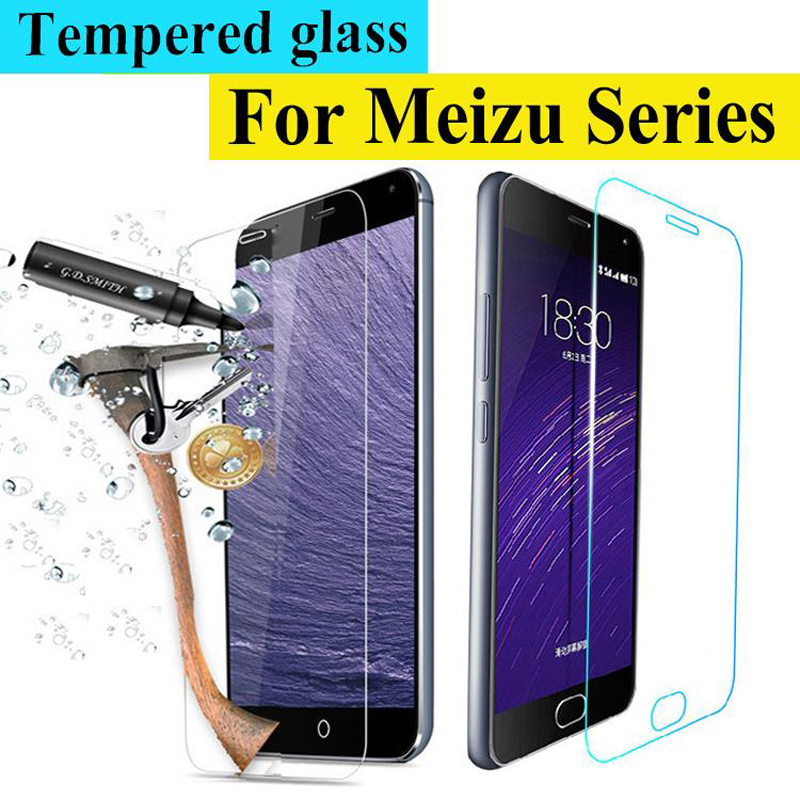 0.26mm anti-Shatter Screen Protector for MEIZU M1 M2 Mini NOTE 2 Note2 Ultra Slim Anti-Explosion Premium Tempered Glass MX5 Pro5