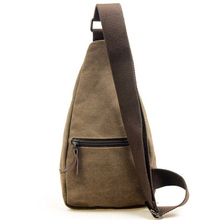 Canvas Male Shoulder Bag Casual Canvas Bag One Single Shoulder Messenger Bag outdoor Travel Bag Small