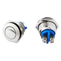 Car Motorcycle 12Volt Blue Angel Eye Latching Push Button Metal Switch 16mm Drop Shipping