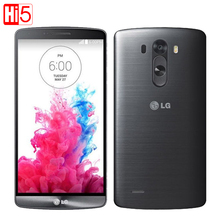 Original LG G3 mobile Phone 3G RAM 32G Rom Android 4 4 TV Receive 13MP Camera