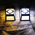 3pcs Lot Waterproof Solar Powered LED Wall Lamps Outdoor Solar LED Garden Yard Path Fence Wall