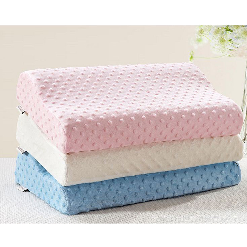 Memory foam pillow care new 3 colors Orthopedic Latex Neck Pillow Fiber Slow Rebound Memory Foam Pillow Cervical Health Care