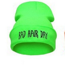 Hat Sport Winter Bad Hair Day Beanie Cap Men Hat Beanie Knitted Hiphop Winter Hats For