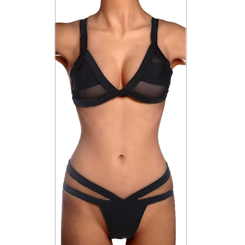 US Local Sexy Womens Bikini Strappy Sexy Mesh Cut Out Brazilian Swimsuit Swimwear Beachwear Bathing Suit Free Shipping US Local Sexy Womens Bikini Strappy Sexy Mesh Cut Out Brazilian Swimsuit Swimwear Beachwear Bathing Suit Free Shipping