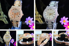 2015 ventas calientes nueva marca de lujo Reloj mujeres Kors relojes hombres Reloj Digital del diamante del cuarzo Casual Reloj de Mujer 3MK4