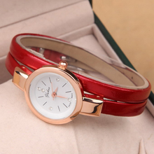 Leather Strap Bracelet Dress Watch women Ladies Fashion Rhinestone Analog Quartz Wristwatches ladies watch clocks