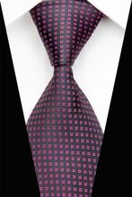 NT0625 Black Pink Flower Woven Mens Necktie New Silk Polyester Business Casual Wedding Fashion Knitted Ties