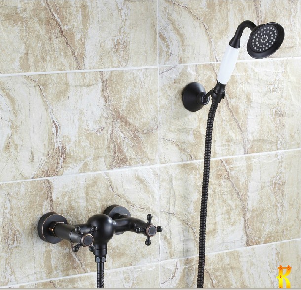 NEW Euro Style Bathroom Tub Shower Faucet Oil Rubbed Bronze Shower Mixer Tap