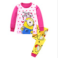 Cute Minion Pijama Minions Pijamas Kids Clothes Despicable Me Pajamas Baby Girls Pyjama Children Christmas Clothing