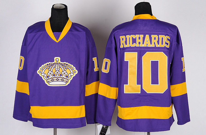 2015 New2015 Ice Hockey Jersey Men's Jerseys 10 Richards Purple