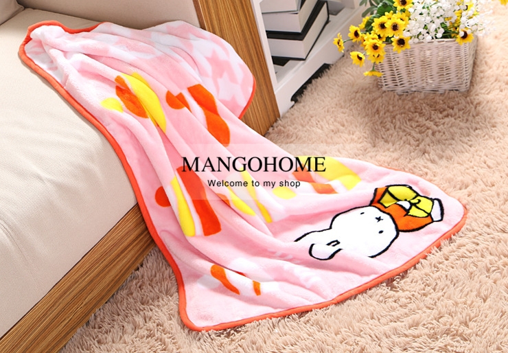 super- soft -skin-friendly- flannel- double-sided- pink Miffy- baby- blanket- air- conditioning- blanket-21.jpg