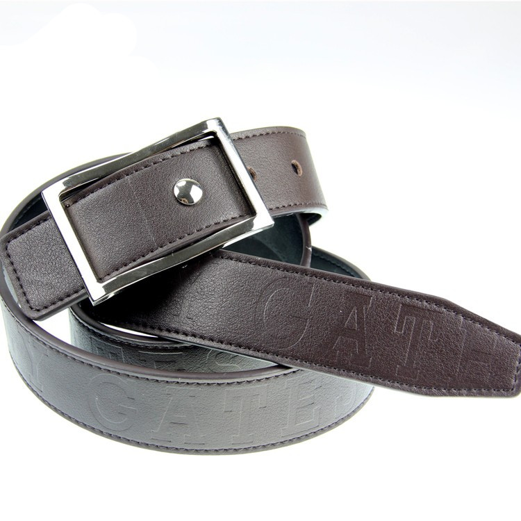 2015-Latest-mens-Cheap-genuine-leather-cowhide-golf-belts-male-brown-fashion-buckle-outdoor ...
