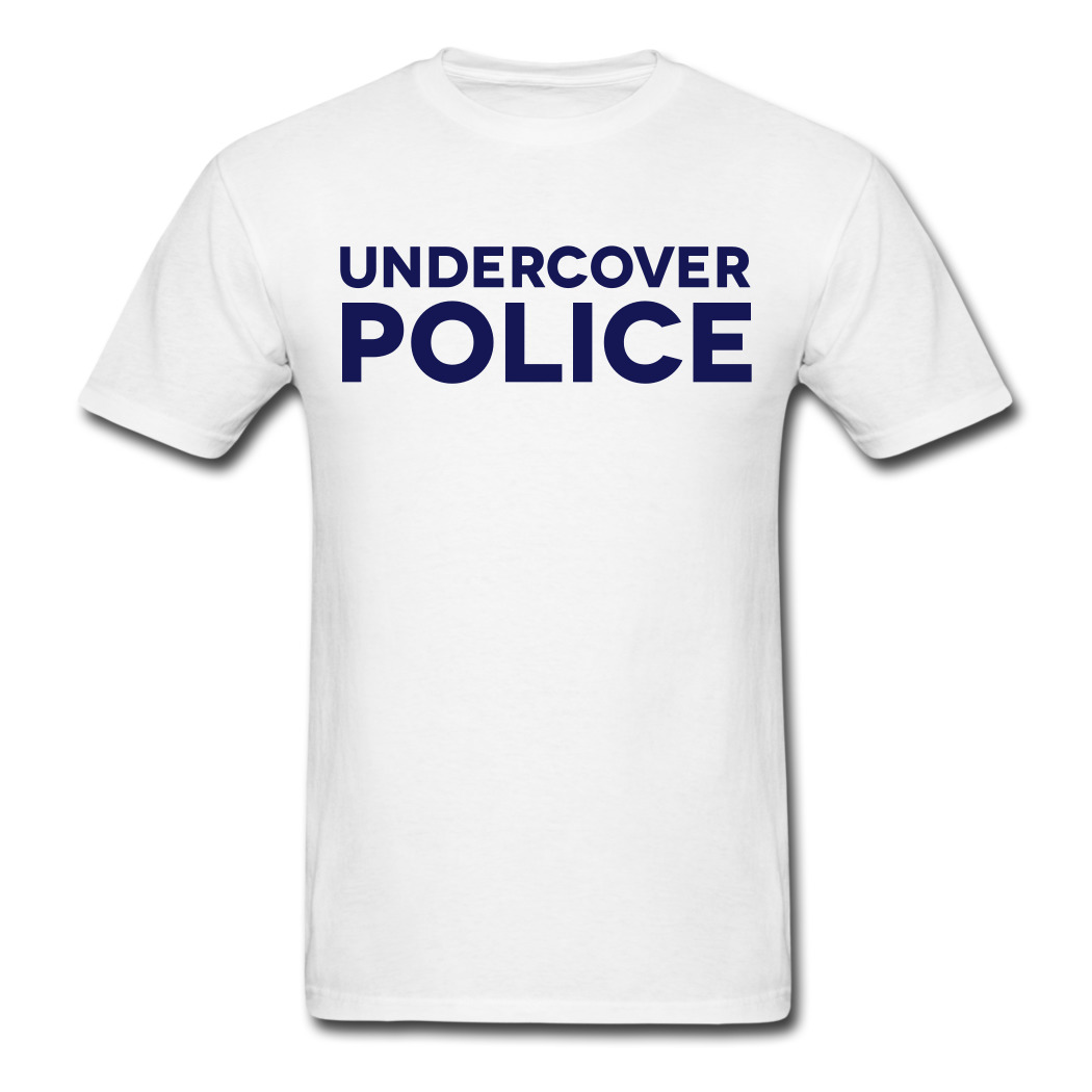 undercover police shirt