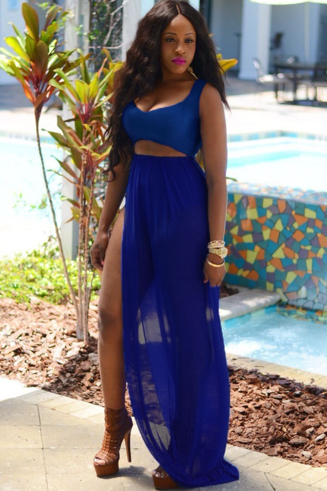 dress leisure femininas royal blue dress leisure femininas royal blue