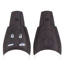 New Blank Remote Key Shell Case with LOGO For SAAB 9-3 9-5 93 95 2009 4 Buttons DKT0187 free shipping