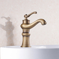 BAKALA Bathroom Kitchen Basin Faucet Antique Bronze Finish Brass Mixer Tap Hot and Cold Sink Faucet
