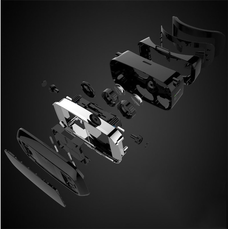 Real 3D Glasses Cardboard!Adjustsble 3D VR Box Virtual Reality Movie Game Glasses For 4.0-6.0 inch Phone + Bluetooth Remote Control (12)