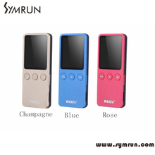 Symrun 2016 Latest 1.8 MP3 Player Ultrathin 8GB Hifi Lossless 200 Hours with FM clock Mini MP3 Player Module
