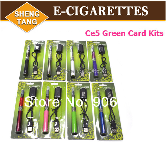Shipping Ce5 Ego T Electronic Cigarette E Cigarettes Blister Packing Kits Ego T Battery Wholesale 50