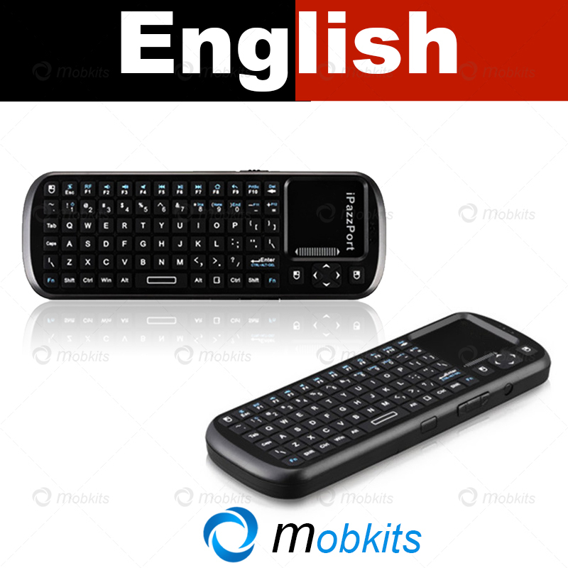 iPazzPort KP-810-19 BTT Original Bluetooth Mini Keyboard English Air Mouse for Android TV Box Bluetooth Fly Gaming Teclado