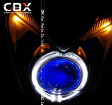 Free Shipping H4 H7 Mini 2 5 inches Bixenon Xenon Projector Lens with High Bright LED