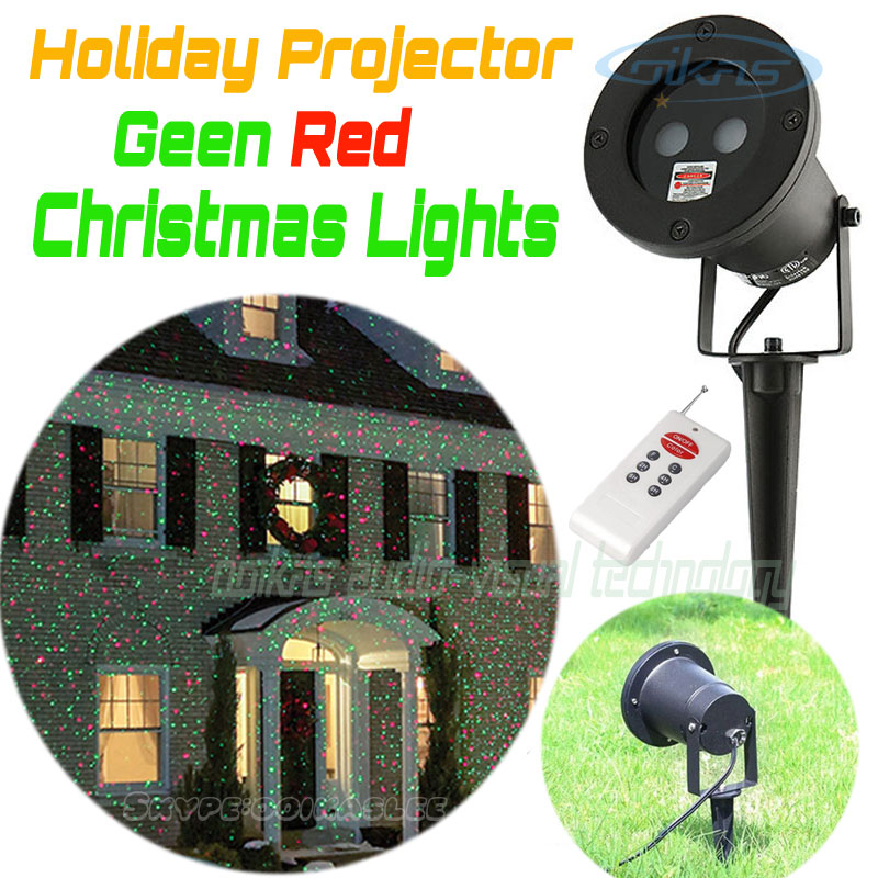 Фотография outdoor laser light projector Waterproof Red Green Star Show With Remote green laser christmas light projectors For Home Garden
