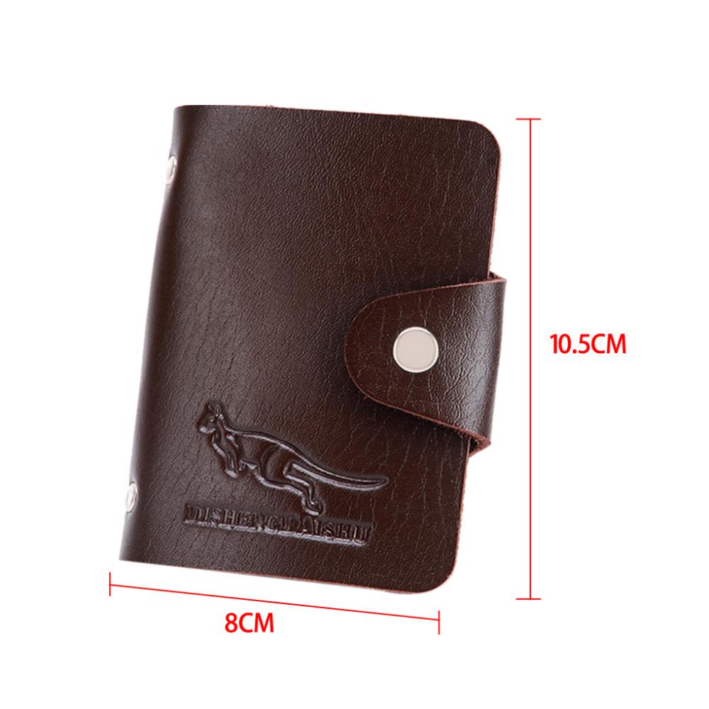 New fashional hot sale Vintage Men s Kangaroo PU Leather casual Wallet Paper Money Billfold Clip