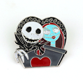 New Arrivals Multi Color Terrorist Skeleton Head Brooch Skull Acrylic Badge Brooch Pins Emblem Novelty Gift