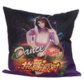2016 new custom fashion Cotton Linen dance party wedding Pattern Invisible Zipper decorative Cushion Covers for