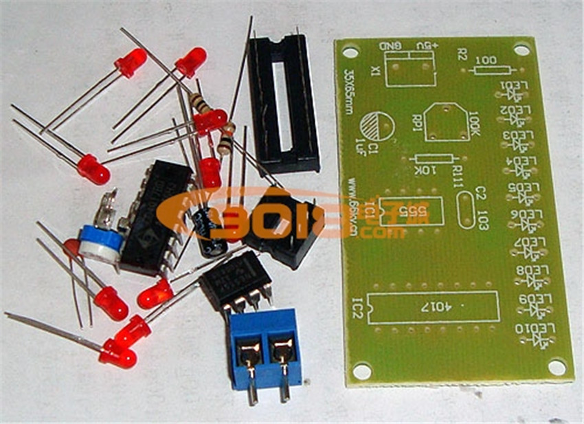 Led Running Light Circuit for Promotional Led Running