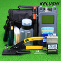 KELUSHI 20 in 1 Fiber Optic FTTH Tool Kit with FC 6S Fiber Cleaver Optical Power