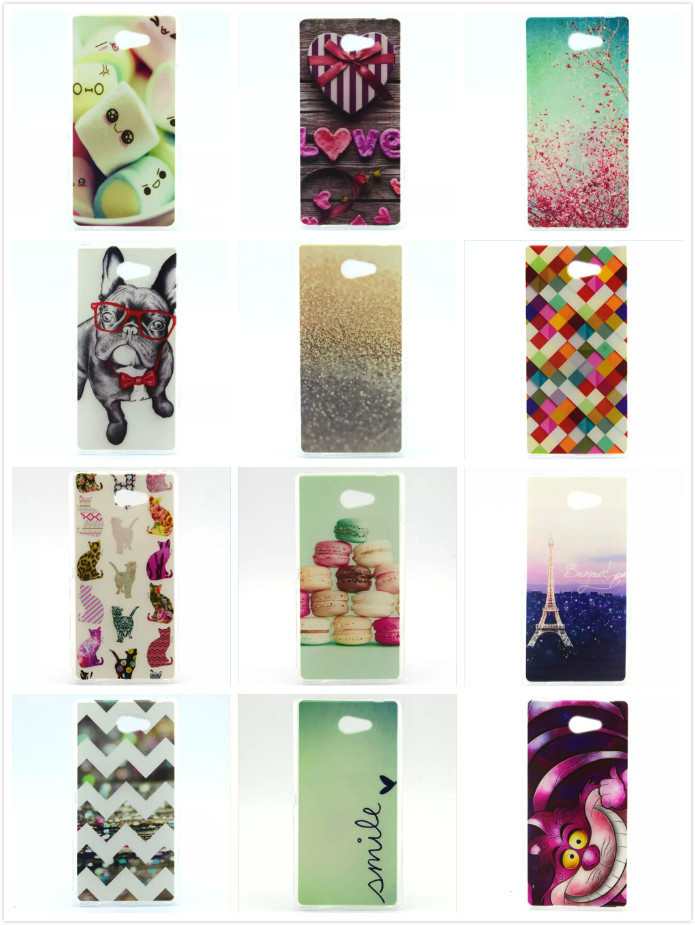 Slim Cover For Sony Xperia M2 S50H Case For Sony Dual D2302 Silicone Soft fashion cases