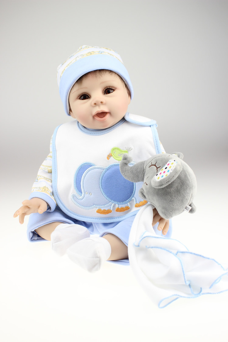 Hot Sale Fashion Realistic 22 Inch Reborn Baby Dolls for Sale Soft Silicone Reborn Babies Toys Real Life Newborn Baby Dolls Gift