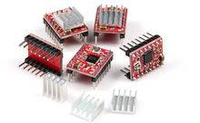 1pcs/lot Reprap Stepper Driver pololu A4988 stepper motor driver module with aluminum heat sink for ramps 1.4 3D printer