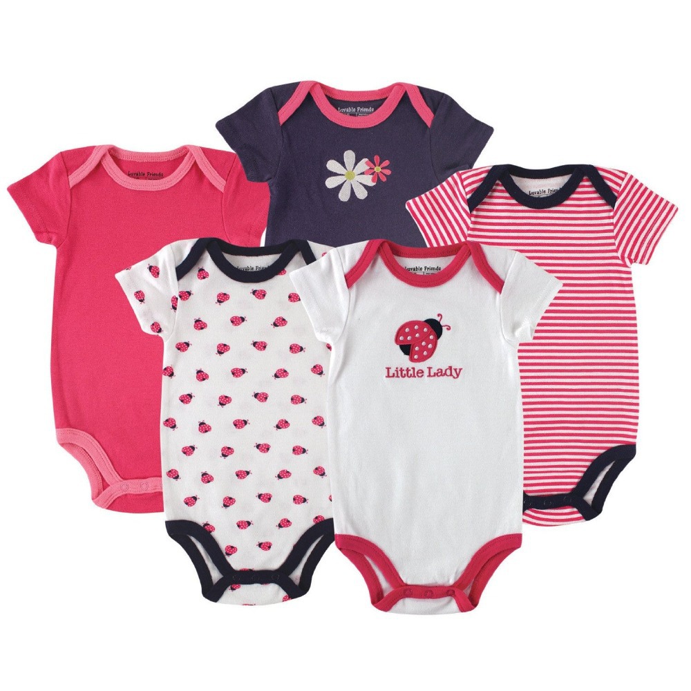 Luvable-Friends-5-Pack-Hanging-Bodysuit-Ladybug-newborn ...