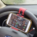 Universal Car Steering Wheel Mobile Phone Holder Bracket for iPhone 4S 5 6 plus Samsung Galaxy