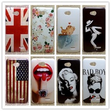 Wholesale 50pcs/lot case For LG L70 Case, New Painting Hard PC Plastic Phone Case For LG L70 Single Sim D320 Shell Back Cover