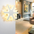 1 Artistic creative LED Wall Lamp Modern contract White Arylic Indoor Wall Light for Home parlor