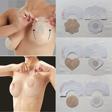 6100 3 Style Invisible Strapless Backless Bra Pad Cleavage Enhance Stick Nipple Cover Drop Shipping Bra