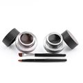 2PCs Fashion Sexy Women Professional Makeup Waterproof Lasting Eyeliner Gel Cream Eyes Cosmetic Black Brown With
