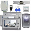DIYSECUR Strike Lock Video Door Phone Doorbell Video Intercom Remote Control RFID Metal Outdoor Camera 1