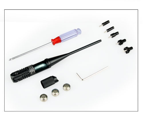 Description Picture 6 of itemPPT Tactical Laser Bore Sight collimator sights colimador red dot lasers fits 0.22 to 0.5 handguns/rifles gz200036