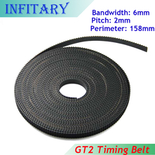 10 Meters Timing Belt GT2 6mm Width GT2 Belt 3D Printer Working 2GT Belt for Reprap Prusa i3 DIY 3d Printer Parts Kit