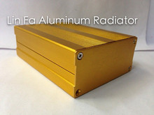 1pcs Aluminum radiator PCB board dedicated aluminum power shell exclusively dedicated amplifier cooling shell 100 76