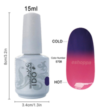 Custom Design IDO 5708 Temperature Gradient Change Nail Polish 36 Colors Provided