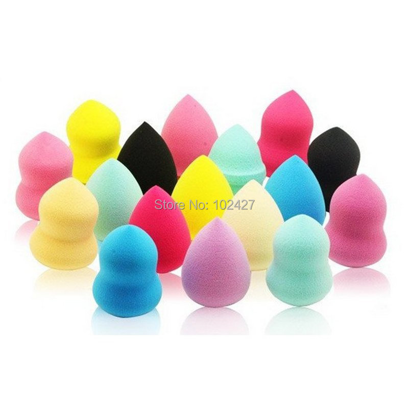 Colorful Brand Professional Cosmetic Foundation Sponge Makeup Blender Face Powder Make Up Puff Beauty Smooth Cotton Blender Puff