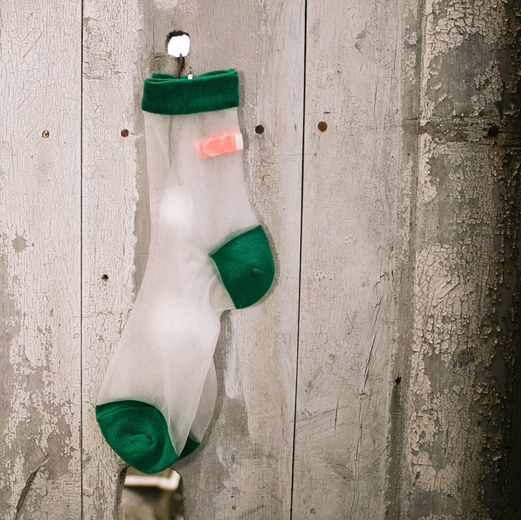 laddy socks Glass-silk stockings stockings stretch band aid-OK transparent crystal socks women socks 4