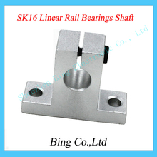 3D printer parts SK16 16mm linear rail Bearings Shaft Guide Support XYZ Table CNC linear rod SH16A cnc parts SK Series SK16