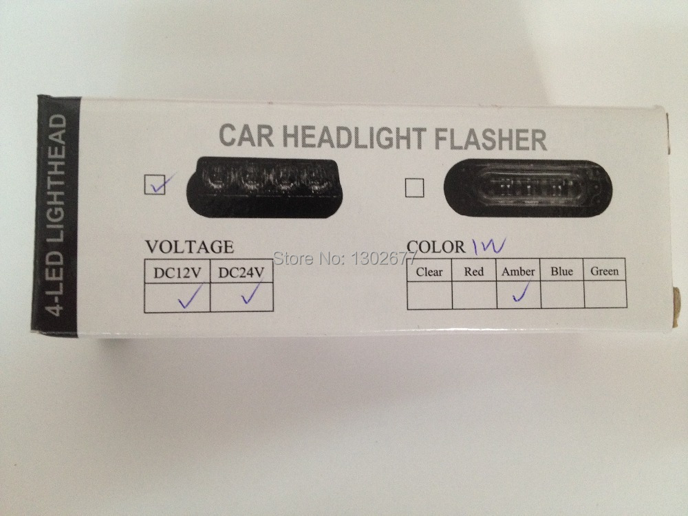   dhl  fedex!  r65  4     strobelight,   lighthead, 4    , multivolt 10 - 30  dc